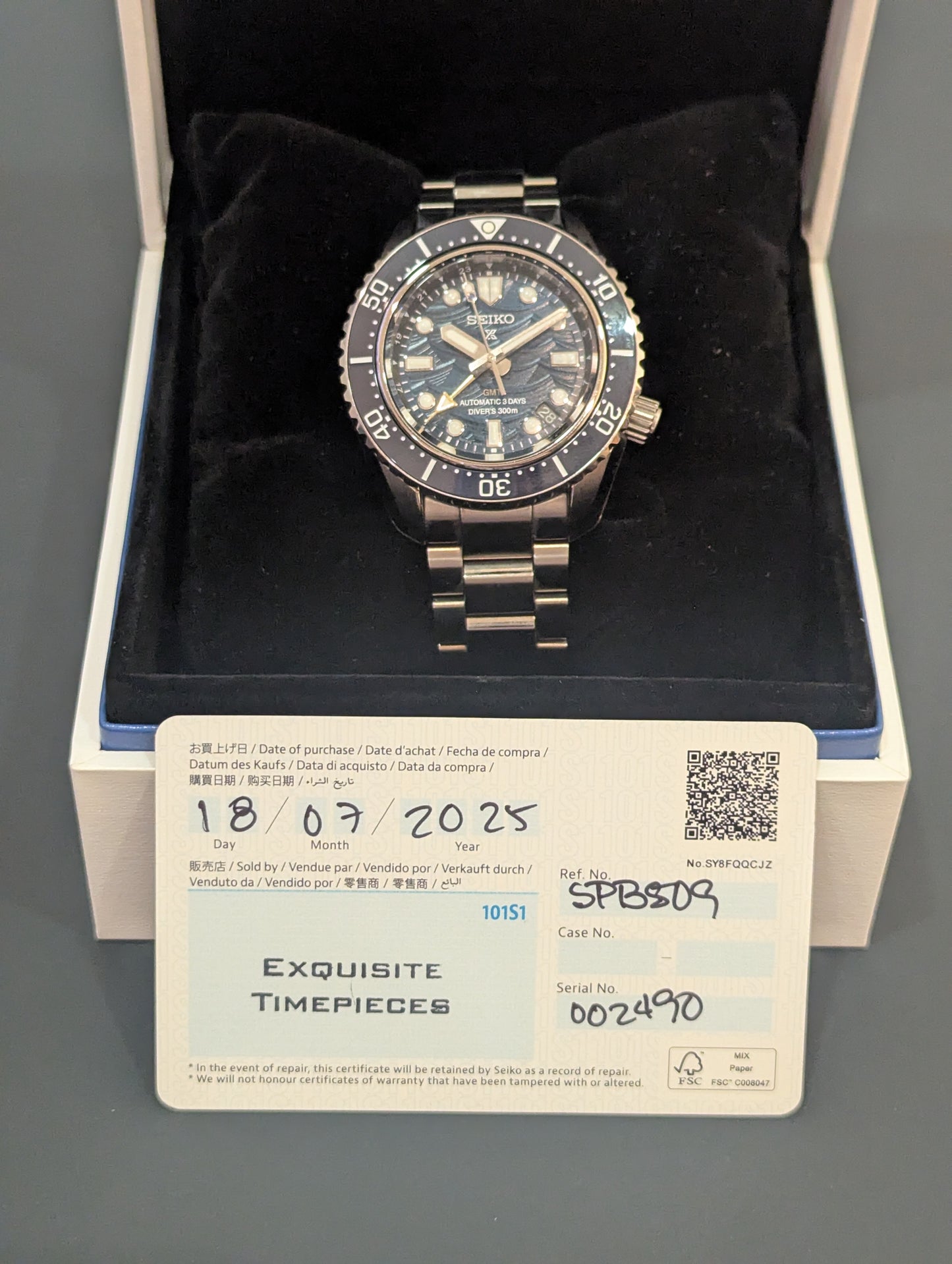 Seiko Prospex SPB509 60th Anniversary Limited Edition