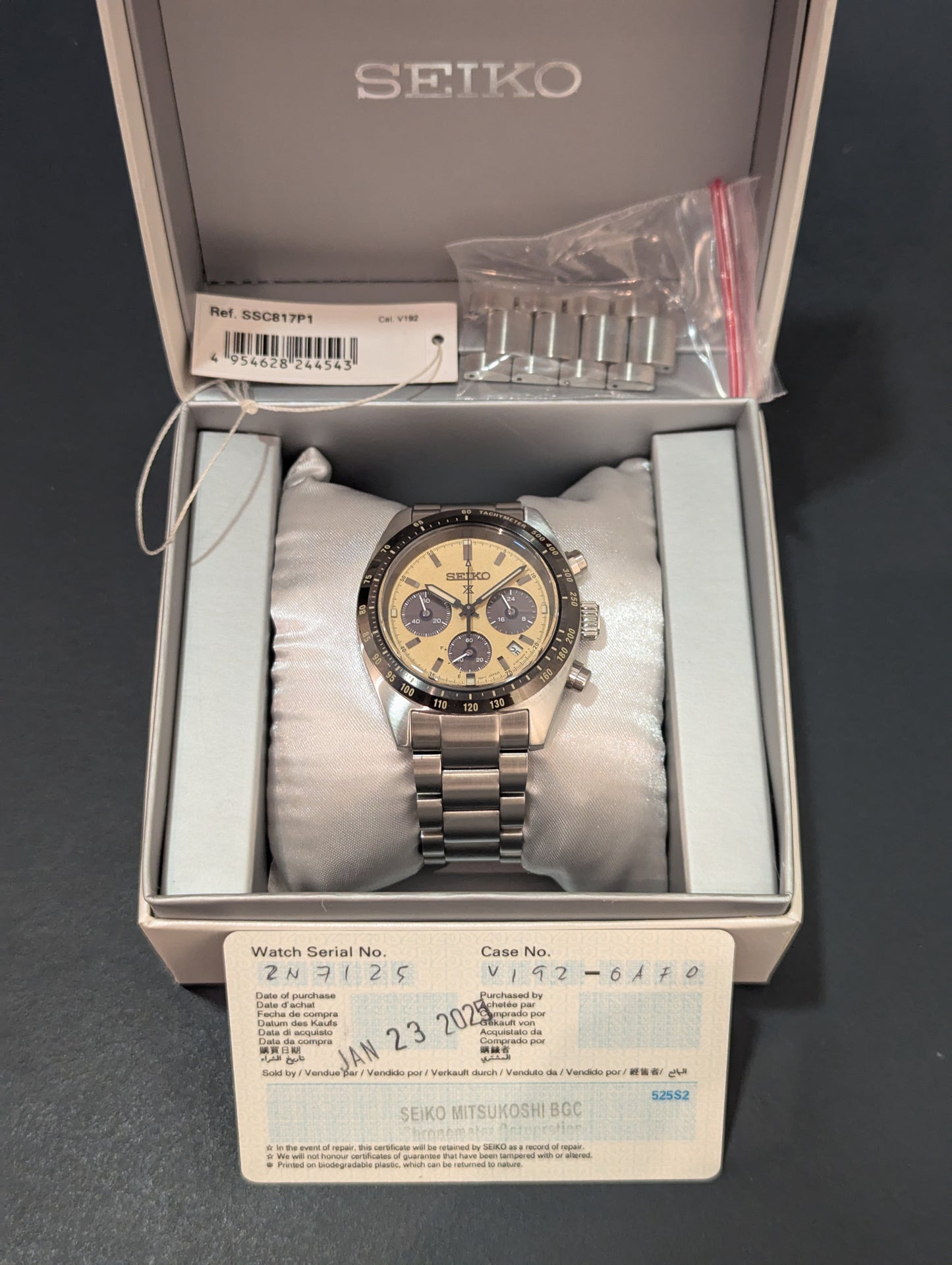 Seiko Prospex Speedtimer Chronograph SSC817