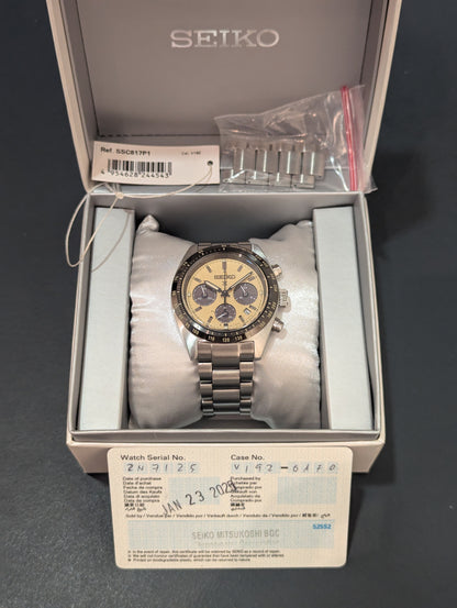 Seiko Prospex Speedtimer Chronograph SSC817