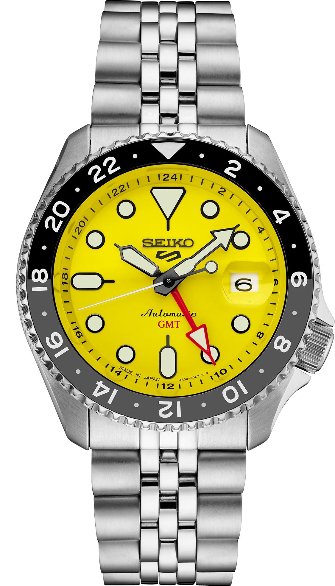 Seiko 5 Sports SKX0017 Yellow GMT U.S. Special Creation