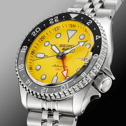 Seiko 5 Sports SKX0017 Yellow GMT U.S. Special Creation