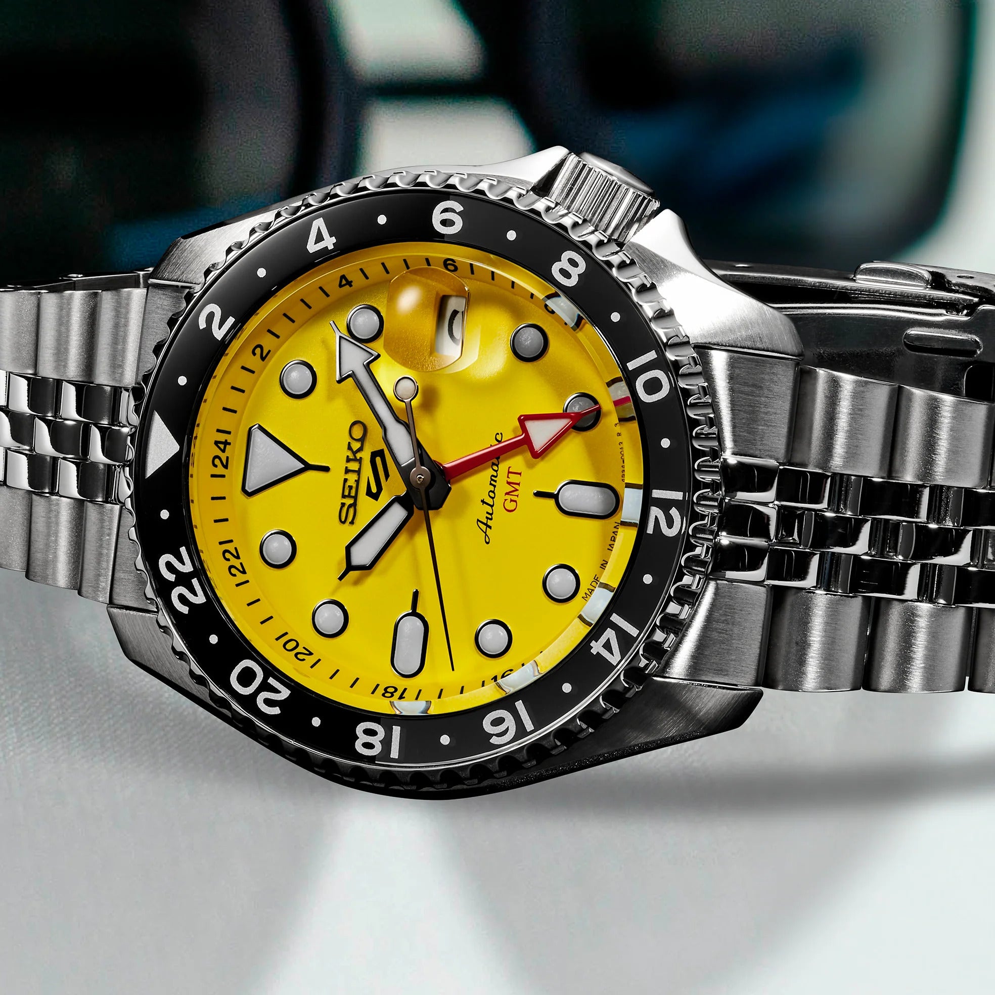 Seiko 5 Sports SKX0017 Yellow GMT U.S. Special Creation Nerd Herd